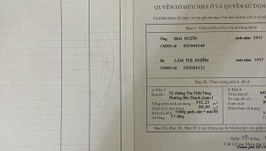 Bán nhà 32 Tôn Thất Tùng Bến Thành Quận 1