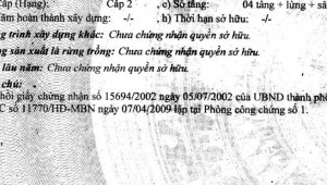 Bán nhà 96/13 Lê Lai Bến Thành Quận 1