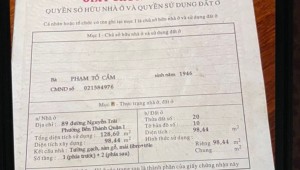 Bán nhà 89 Nguyễn Trãi Bến Thành Quận 1