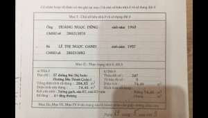 Bán nhà 37 Bùi Thị Xuân Bến Thành Quận 1