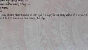 Bán nhà 135 Lê Thị Riêng Bến Thành Quận 1
