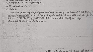 Bán nhà TK42/26 Trần Hưng Đạo Cầu Kho Quận 1