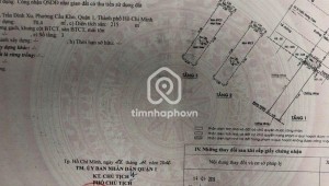 Bán nhà 53A Trần Đình Xu Cầu Ông Lãnh Quận 1