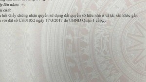 Bán nhà 2025-02-01 00:00:00 Phan Tôn Đa Kao Quận 1