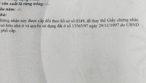 Bán nhà 26/62 Nguyễn Bỉnh Khiêm Đa Kao Quận 1