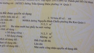 Bán nhà 90/88A Cây Điệp Đa Kao Quận 1