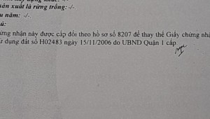 Bán nhà 2/6k Nguyễn Thị Minh Khai Đa Kao Quận 1