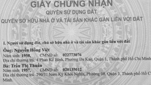 Bán nhà 19 Phan Ngữ Đa Kao Quận 1