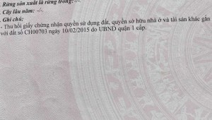 Bán nhà 35Thửa: 48Tờ: 38 Huỳnh Khương Ninh Đa Kao Quận 1