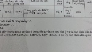 Bán nhà 160Bis+162/2JThửa: 98Tờ: 2 Bùi Thị Xuân Phạm Ngũ Lão Quận 1