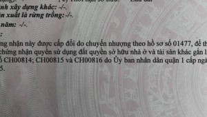 Bán nhà 102/7/6 Cống Quỳnh Phạm Ngũ Lão Quận 1