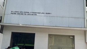 Bán nhà 53 Lương Hữu Khánh Phạm Ngũ Lão Quận 1
