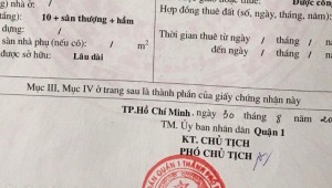 Bán nhà 171 Phạm Ngũ Lão Phạm Ngũ Lão Quận 1
