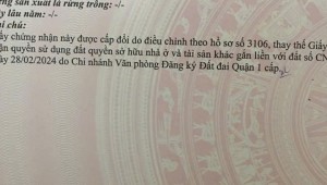 Bán nhà 76 Trần Khắc Chân Tân Định Quận 1