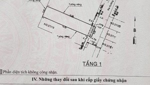 Bán nhà 27/14 Bà Lê Chân Tân Định Quận 1