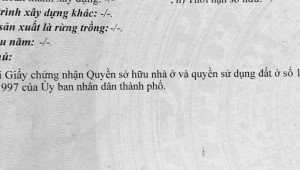 Bán nhà 24 Huyền Quang Tân Định Quận 1