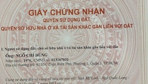 Bán nhà 611/3c Điện Biên Phủ Phường 1 Quận 3