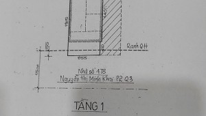 Bán nhà 478 Nguyễn Thị Minh Khai Phường 2 Quận 3