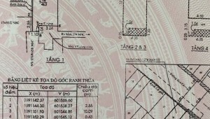 Bán nhà 27BThửa: 18Tờ: 15 Bàn Cờ Phường 3 Quận 3