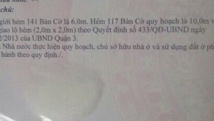 Bán nhà 141/23 Bàn Cờ Phường 3 Quận 3