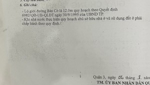 Bán nhà 108 Bàn Cờ Phường 3 Quận 3