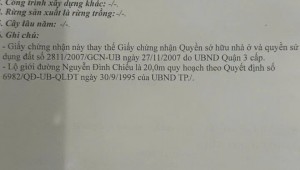 Bán nhà 355-357 Nguyễn Đình Chiểu Phường 4 Quận 3
