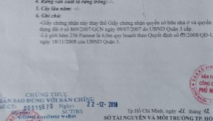 Bán nhà 256/21B Pasteur Phường 4 Quận 3