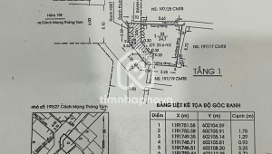 Bán nhà 199/27 Cách Mạng Tháng Tám Phường 4 Quận 3