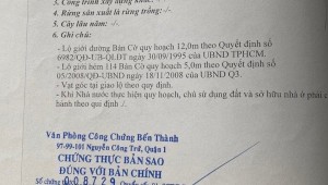 Bán nhà 116-118 Bàn Cờ Phường 5 Quận 3
