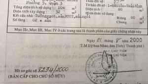 Bán nhà 459d Nguyễn Đình Chiểu Phường 5 Quận 3