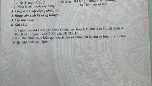 Bán nhà 441/3 Nguyễn Đình Chiểu Phường 5 Quận 3