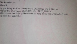 Bán nhà 193 Võ Văn Tần Phường 5 Quận 3