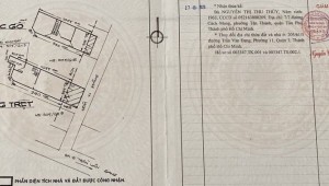 Bán nhà 205/61/5 Trần Văn Đang Phường 11 Quận 3