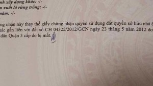 Bán nhà 487 Lê Văn Sỹ Phường 12 Quận 3