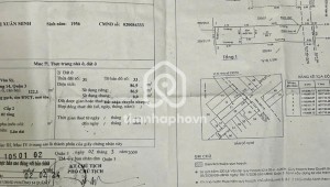 Bán nhà 220/55 Lê Văn Sỹ Phường 14 Quận 3