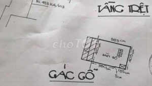 Bán nhà 220/51 Lê Văn Sỹ Phường 14 Quận 3