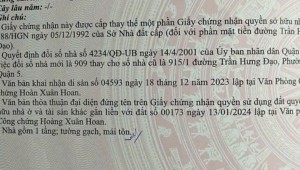 Bán nhà 909 Trần Hưng Đạo Phường 1 Quận 5