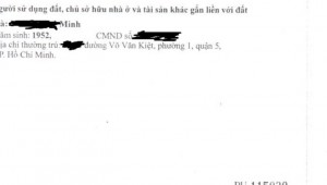 Bán nhà 666/4 Võ Văn Kiệt Phường 1 Quận 5