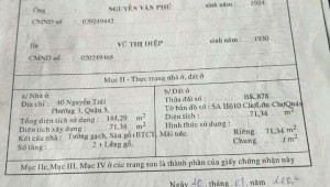 Bán nhà 40 Nguyễn Trãi Phường 3 Quận 5