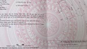 Bán nhà 93/137 Bạch Vân Phường 5 Quận 5
