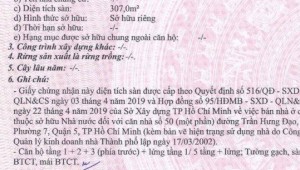 Bán nhà 50Thửa: 14Tờ: 20 Trần Hưng Đạo Phường 7 Quận 5
