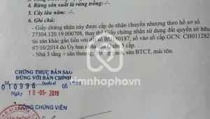 Bán nhà 190/23 Sư Vạn Hạnh Phường 9 Quận 5