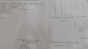 Bán nhà 226+220/1+220/2+220/3+220/4+220/5-6 Trần Hưng Đạo Phường 11 Quận 5