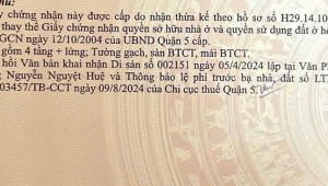 Bán nhà 48 Ký Hòa Phường 11 Quận 5