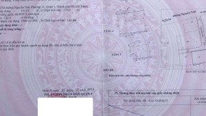 Bán nhà 627BThửa: 4Tờ: 29 Nguyễn Trãi Phường 11 Quận 5