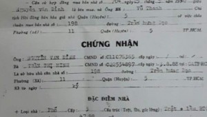 Bán nhà 198 Trần Hưng Đạo Phường 11 Quận 5