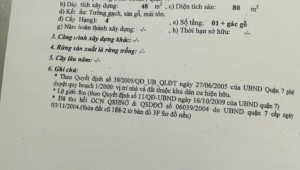 Bán nhà 502/50c Huỳnh Tấn Phát Bình Thuận Quận 7