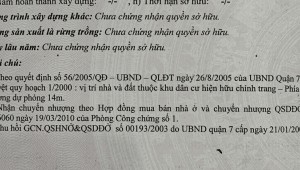 Bán nhà 30/57 Lâm Văn Bền Tân Kiểng Quận 7
