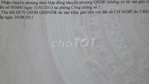 Bán nhà Thửa: 511Tờ: 18 Trần Trọng Cung Tân Thuận Đông Quận 7
