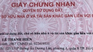 Bán nhà 125/131p Âu Dương Lân Phường 1 Quận 8
